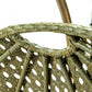 LeisureMod Wicker Hanging Double Egg Swing Chair | Outdoor Porch Swings | Modishstore - 9