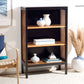 Safavieh Franz 3 Shelf Wood Back Etagere - Black | Etagere | Modishstore - 4