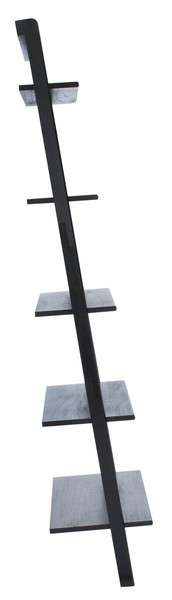 Safavieh Cullyn 5 Tier Leaning Etagere - Black | Etagere | Modishstore - 3
