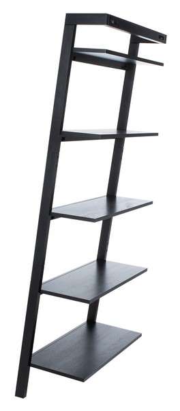 Safavieh Beauregard 5 Tier Leaning Etagere - Black | Etagere | Modishstore - 3