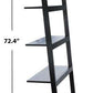 Safavieh Beauregard 5 Tier Leaning Etagere - Black | Etagere | Modishstore - 4