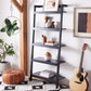 Safavieh Beauregard 5 Tier Leaning Etagere - Black | Etagere | Modishstore