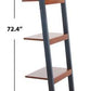 Safavieh Yassi 5 Tier Leaning Etagere - Honey Brown | Etagere | Modishstore - 4