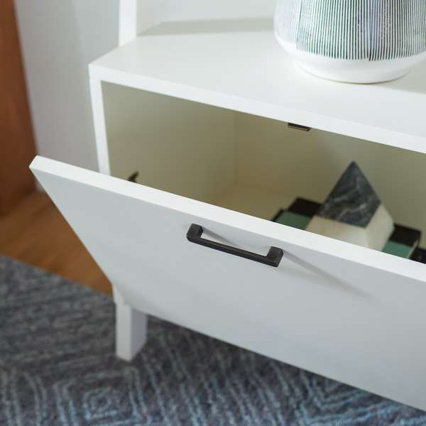 Safavieh Lavina 3 Shelf 1 Door Etagere - White | Etagere | Modishstore - 3