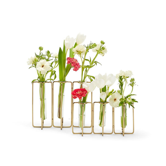 Tozai Home - Small Hinged Rectangle Flower Vase - Rustic – Mirranme