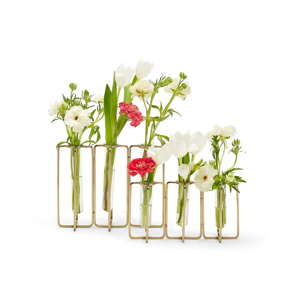 Gold Vase Incl 2 Sizes Set Of 8 By Tozai Home | Vases | Modishstore - 1