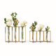 Gold Vase Incl 2 Sizes Set Of 8 By Tozai Home | Vases | Modishstore - 2 - Gold Vase Incl 2 Sizes Set Of 8 By Tozai Home