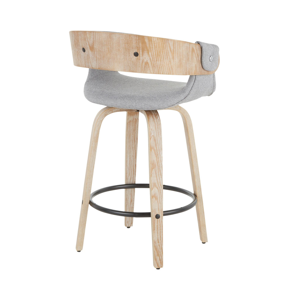 LumiSource Elisa Counter Stool - Set of 2-6