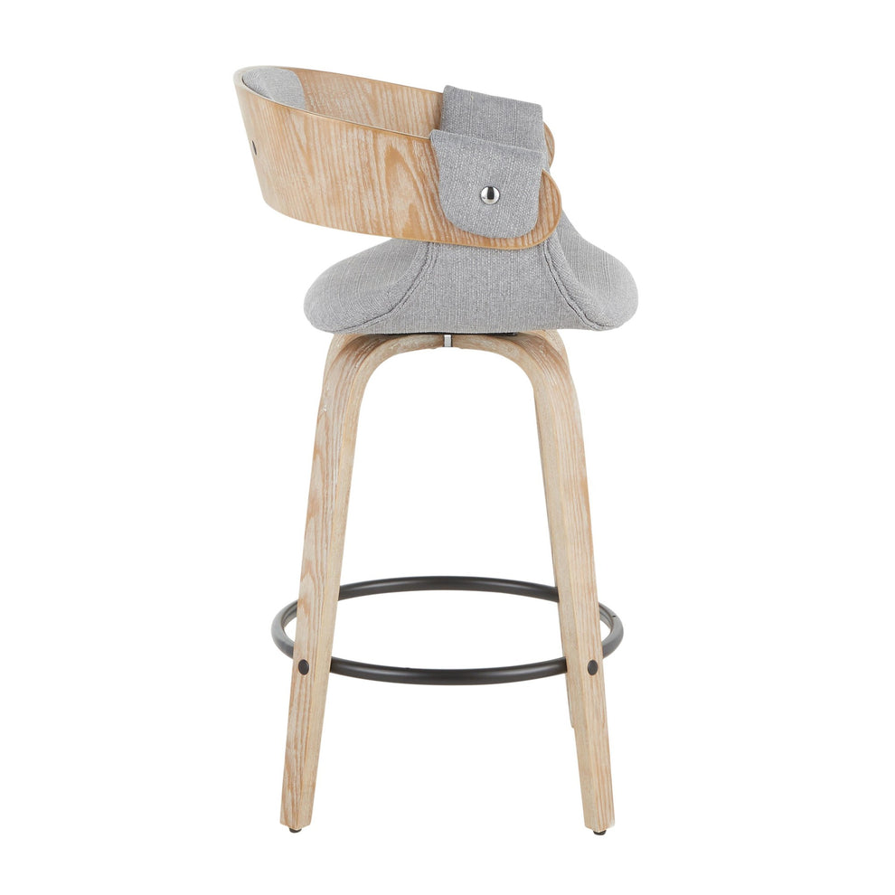 LumiSource Elisa Counter Stool - Set of 2-5