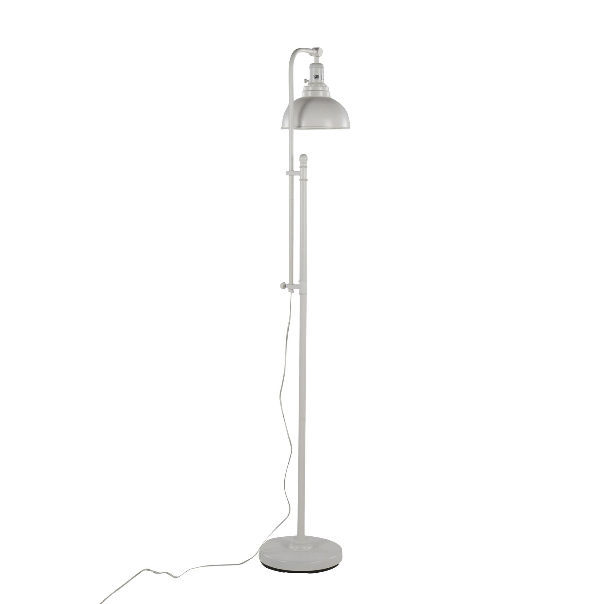 Emery Industrial Floor Lamp in Nickel By LumiSource | Floor Lamps | Modishstore - 16
