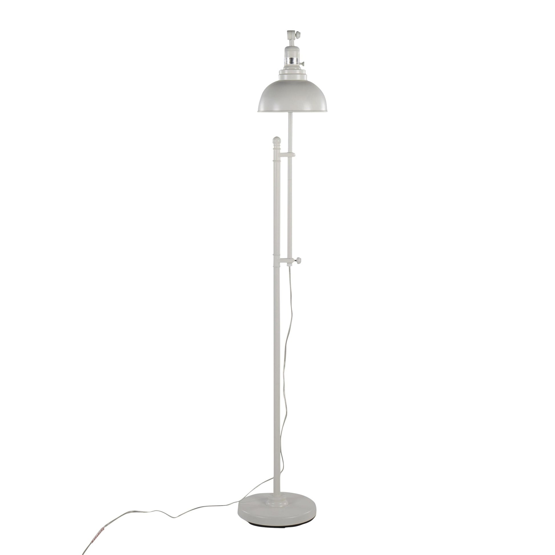 Emery Industrial Floor Lamp in Nickel By LumiSource | Floor Lamps | Modishstore - 11