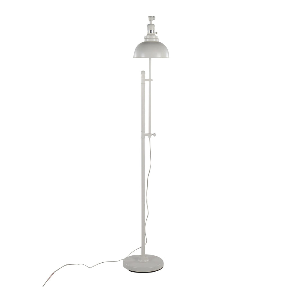 Emery Industrial Floor Lamp in Nickel By LumiSource | Floor Lamps | Modishstore - 11
