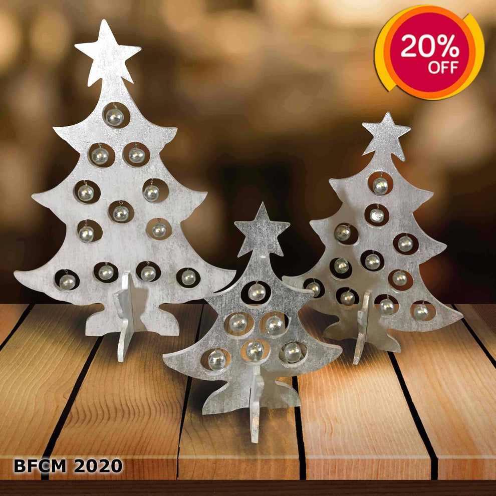 Evergreen Christmas Tree with Golden/Silver Ball Ornaments  ALX102- Red-Gold/Silver/Green-Gold | ModishStore | Christmas Trees | ALX102-RG -2