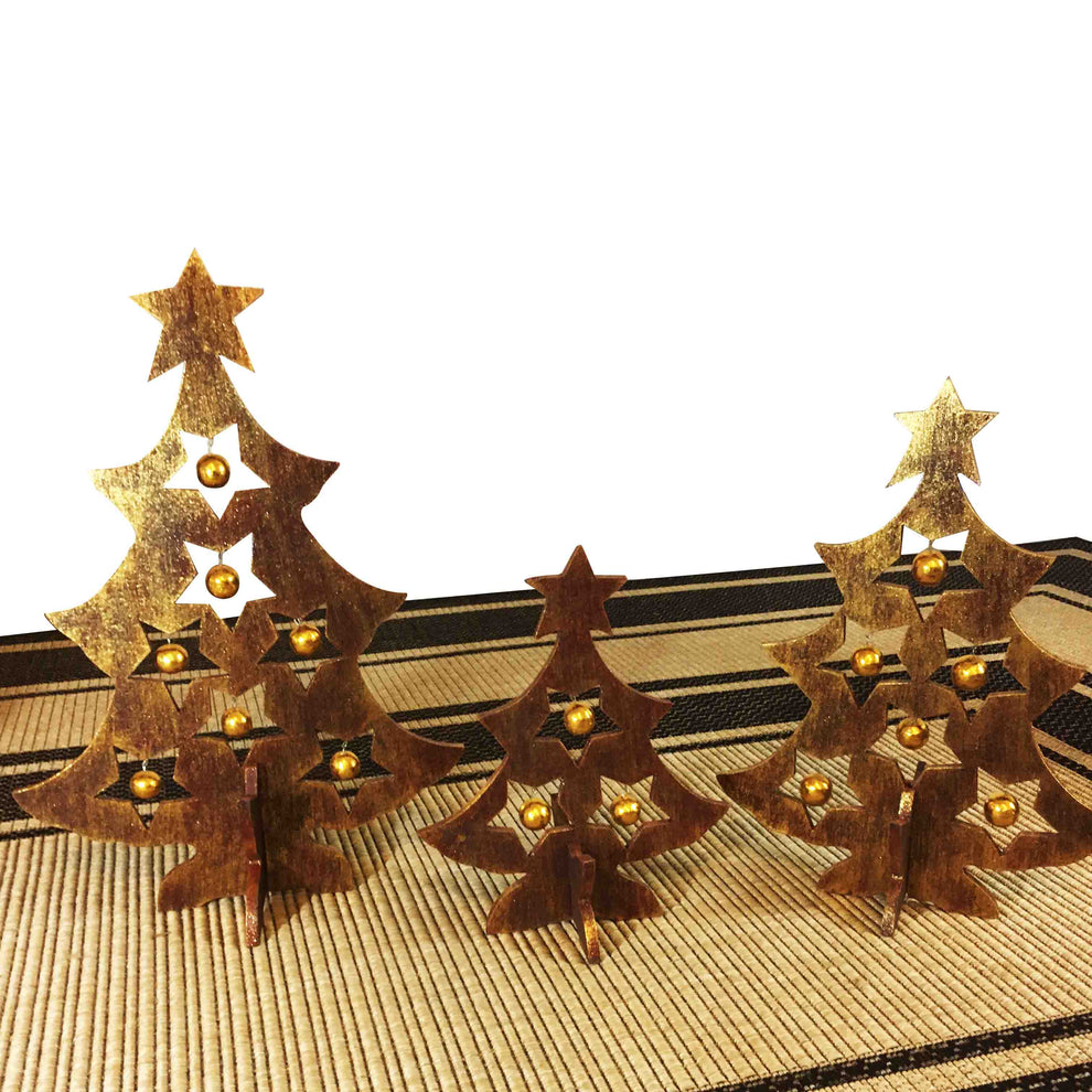 Evergreen Christmas Tree with Golden/Silver Ball Ornaments  ALX102- Red-Gold/Silver/Green-Gold | ModishStore | Christmas Trees | ALX102-RG -6