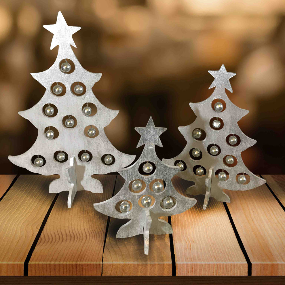 Evergreen Christmas Tree with Golden/Silver Ball Ornaments  ALX102- Red-Gold/Silver/Green-Gold | ModishStore | Christmas Trees | ALX102-RG 