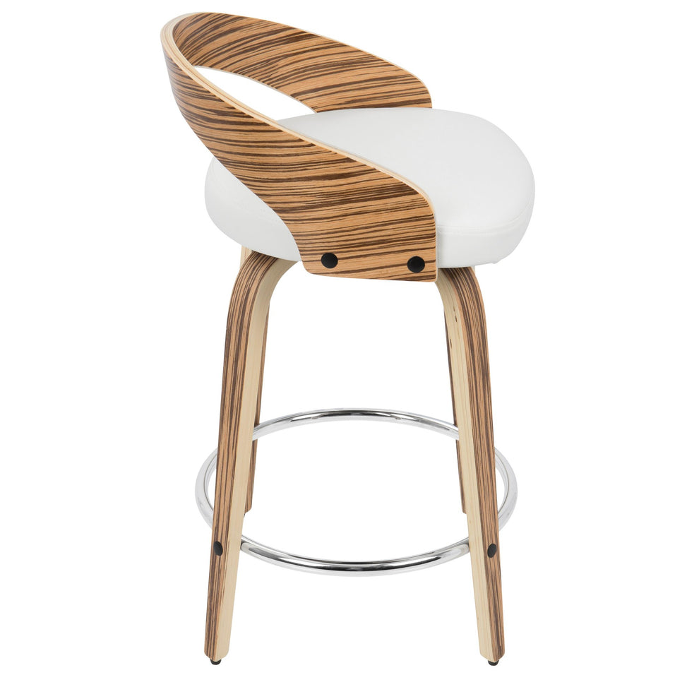 LumiSource Grotto Counter Stool - Set of 2-42