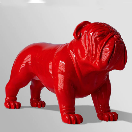 Fiberglass UV Bulldog Large Outdoore Sculpture, Re By Gold Leaf Design Group | Animals & Pets | Modishstore