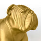 Fiberglass UV  Bulldog MD Outdoor Sculpture, Gold By Gold Leaf Design Group | Animals & Pets | Modishstore - 5