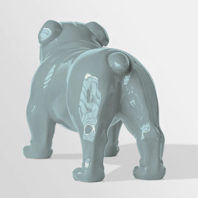 Fiberglass Bulldog MD Sculpture, Smoky By Gold Leaf Design Group | Animals & Pets |  Modishstore - 6