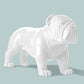 Fiberglass Bulldog MD Sculpture, White By Gold Leaf Design Group | Animals & Pets | Modishstore