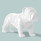 Fiberglass UV  Bulldog MD Outdoor Sculpture, White By Gold Leaf Design Group | Animals & Pets |  Modishstore