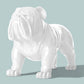 Fiberglass Bulldog MD Sculpture, White By Gold Leaf Design Group | Animals & Pets | Modishstore - 5