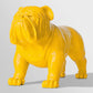 Fiberglass UV  Bulldog MD Outdoor Sculpture, Yellow By Gold Leaf Design Group | Animals & Pets |  Modishstore - 5