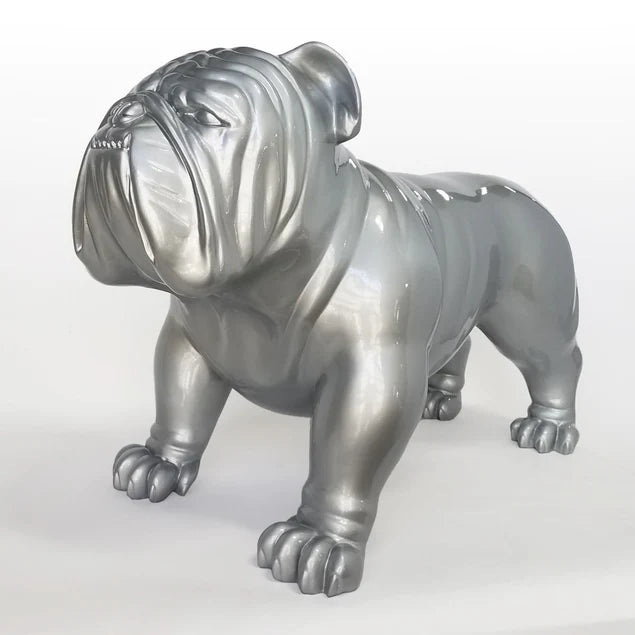 Fiberglass Uv Bulldog Md Sculpture, Small By Gold Leaf Design Group | Animals & Pets | Modishstore - 27
