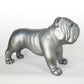 Fiberglass Bulldog MD Sculpture, Silve By Gold Leaf Design Group | Animals & Pets |  Modishstore - 6