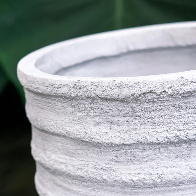 Dolma Tall Ant White, Set 2 Planter By Gold Leaf Design Group | Planters, Troughs & Cachepots | Modishstore - 3