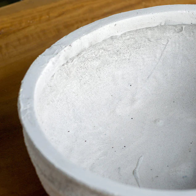 Dolma Bowl Ant White, Set of 3 Planter By Gold Leaf Design Group | Planters, Troughs & Cachepots | Modishstore - 4