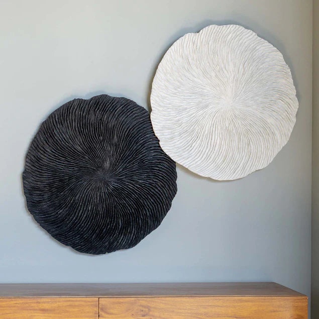 Swirl 23.6"D Wall Art, Black By Gold Leaf Design Group Set Of 2 | Wall Decor | Modishstore