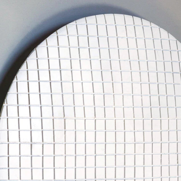 Grid 19.1"D Wall Art, White By Gold Leaf Design Group Set of 2 | Wall Decor | Modishstore - 3