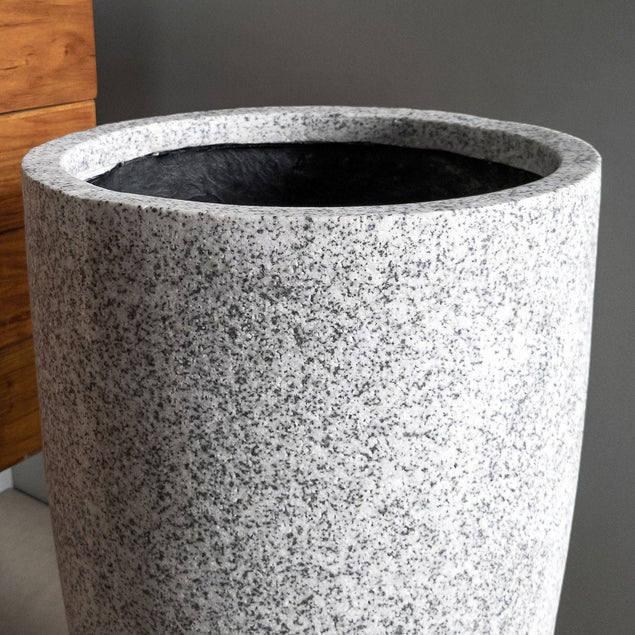 Kawa Flared Planter, Granite White By Gold Leaf Design Group | Planters, Troughs & Cachepots | Modishstore - 6