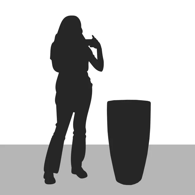 Kawa Flared Planter, Granite White By Gold Leaf Design Group | Planters, Troughs & Cachepots | Modishstore - 3