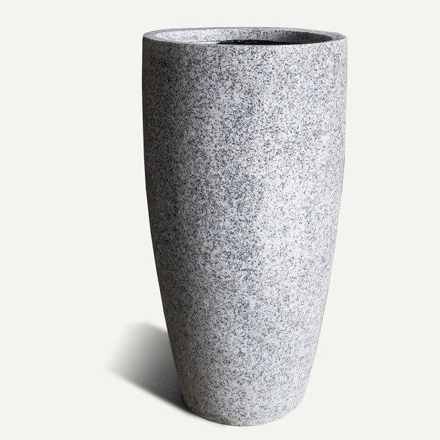 Kawa Flared Planter, Granite White By Gold Leaf Design Group | Planters, Troughs & Cachepots | Modishstore - 2