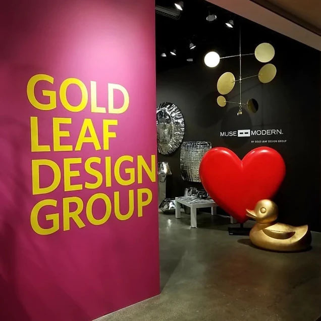 Fiberglass Duck Indore Sculpture, Gold Leaf By Gold Leaf Design Group | Animals & Pets |  Modishstore - 5