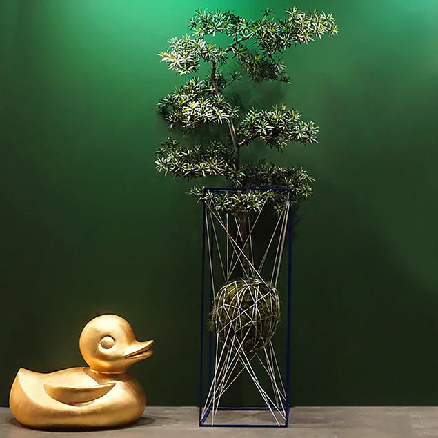 Fiberglass Duck Indore Sculpture, Gold Leaf By Gold Leaf Design Group | Animals & Pets |  Modishstore - 4