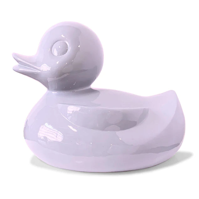 Fiberglass UV  Duck Outdoor Sculpture, Lily Lav By Gold Leaf Design Group | Animals & Pets | Modishstore - 4