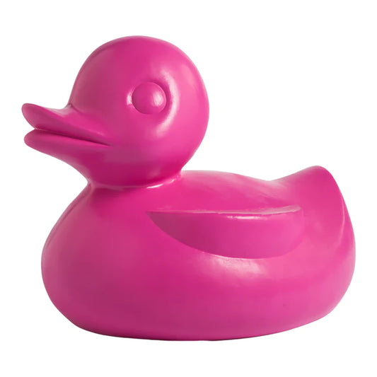 Fiberglass UV  Duck Outdoor Sculpture, DK Pink By Gold Leaf Design Group | Animals & Pets | Modishstore