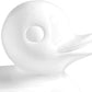 Fiberglass UV  Duck Outdoor Sculpture, White By Gold Leaf Design Group | Animals & Pets | Modishstore - 2
