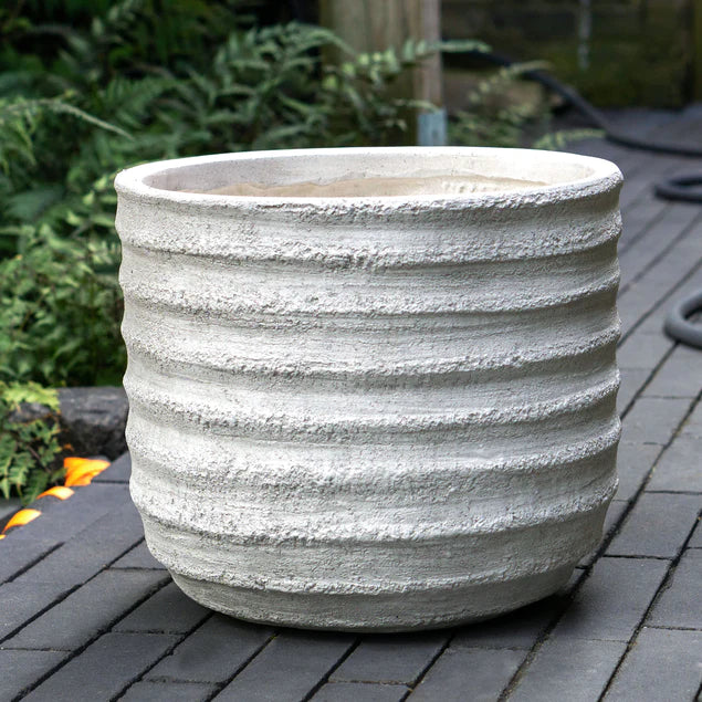 LC Dolma Short Ant. White, 12. By Gold Leaf Design Group | Planters, Troughs & Cachepots |  Modishstore