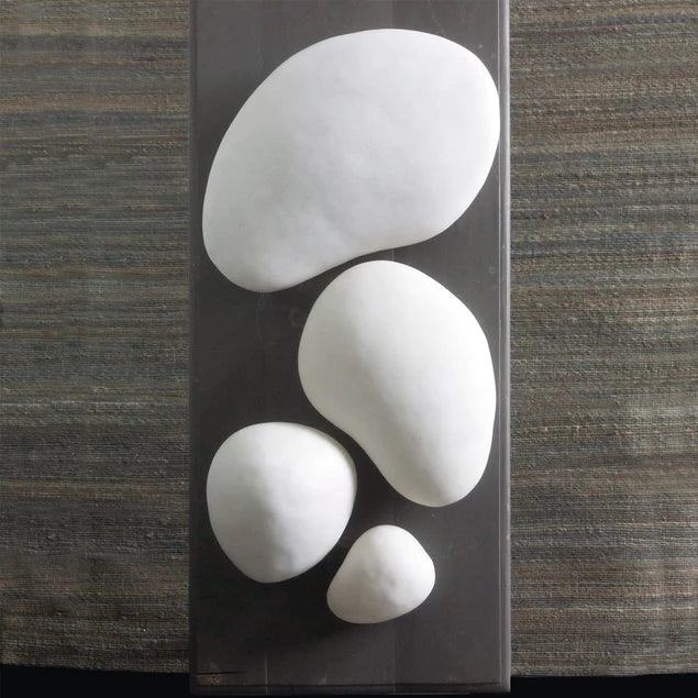 River Stone 9.8"L Wall Art  By Gold Leaf Design Group | Wall Art | Modishstore - 6