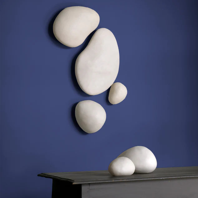 River Stone 9.8"L Wall Art  By Gold Leaf Design Group | Wall Art | Modishstore - 5