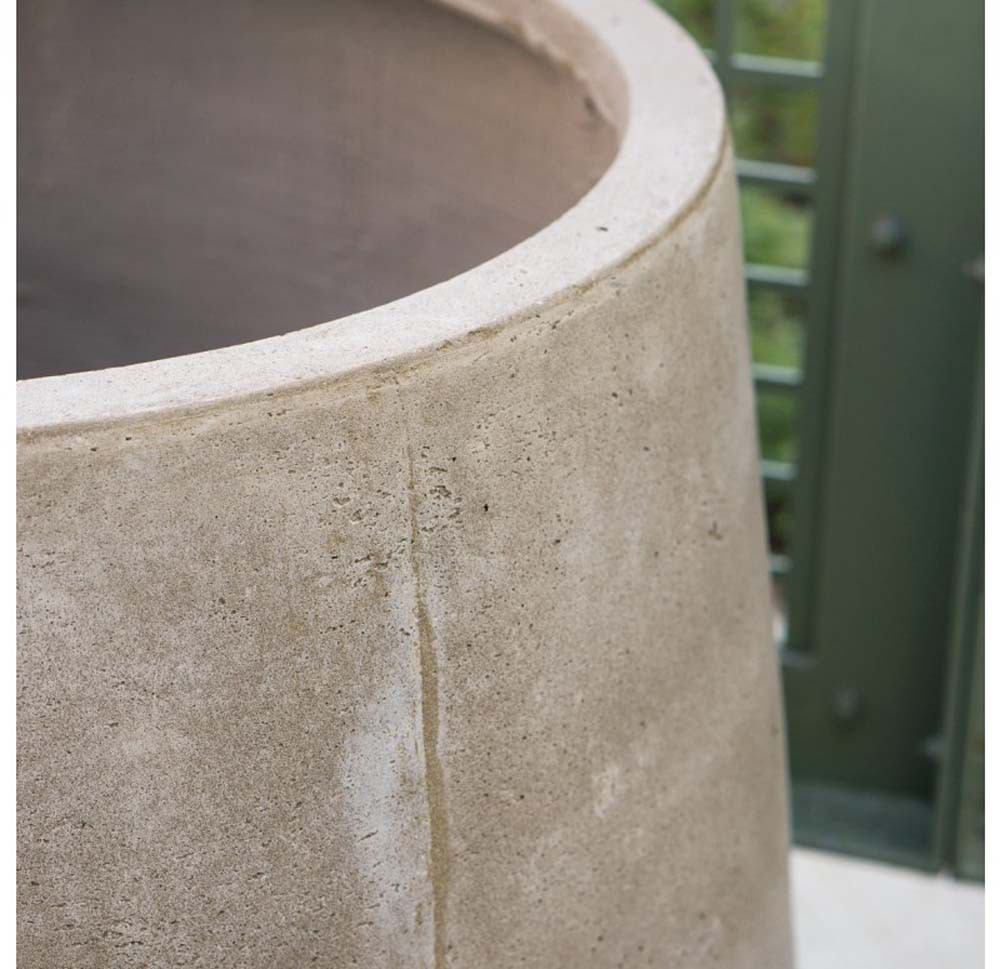 Gold Leaf Design Group Planters, Urbano Bell Fiber Clay SET/ 2 | Planters, Troughs & Cachepots | Modishstore - 5