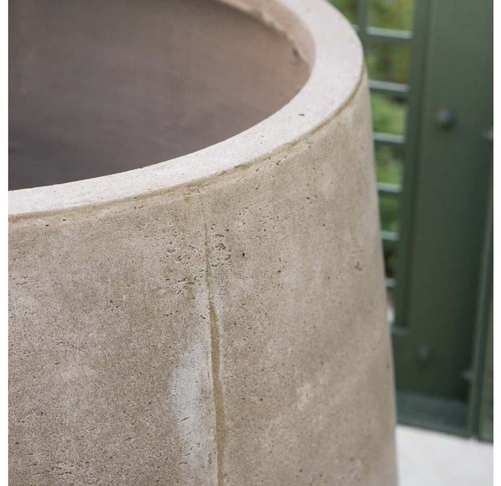 Gold Leaf Design Group Planters, Urbano Bell Fiber Clay SET/ 2 | Planters, Troughs & Cachepots | Modishstore - 5