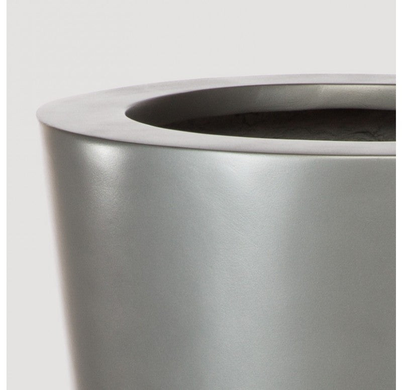 Madrid Floor Planter - Pewter | Planters, Troughs & Cachepots | Modishstore - 2