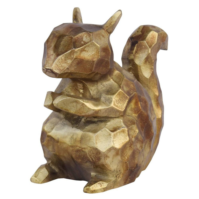 Moe's Home Collection Golden Squirrel Sculpture | Modishstore | Animals & Pets