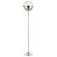 Safavieh Rensa Floor Lamp - Chrome | Floor Lamps | Modishstore - 2