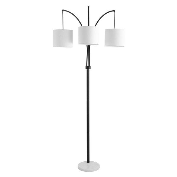 Safavieh Prina Floor Lamp - Black | Floor Lamps | Modishstore - 2